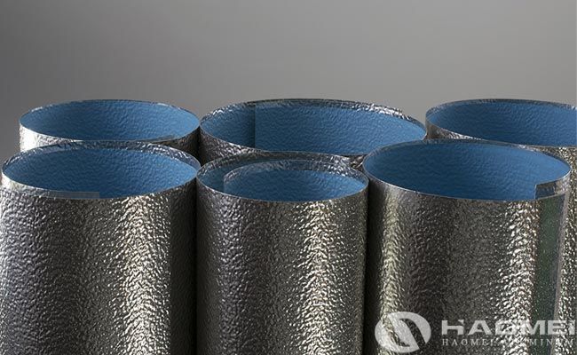 aluminum stucco embossed with polysurlyn moisture barrier