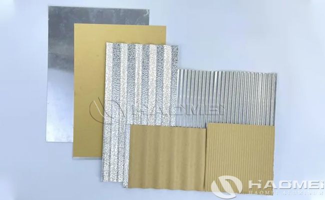 aluminium corrugated with Polykraft paper